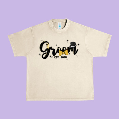 Groom Urban Heavy Tee Designed By Maliassmallbusiness