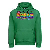 Emerald we are all human Urban Hoodie - FaDigitalArtStudio