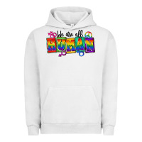 Pigment Lunar Rock we are all human Urban Hoodie - FaDigitalArtStudio