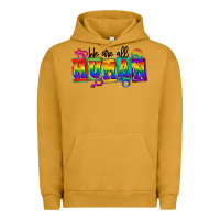 Pigment Peanut Butter we are all human Urban Hoodie - FaDigitalArtStudio