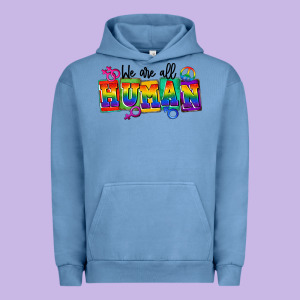 We Are All Human Urban Hoodie Designed By Fadigitalartstudio