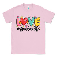 Bubblegum Pink love grandma life Classic Tee - MaliasSmallBusiness