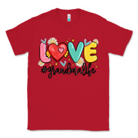 Red love grandma life Classic Tee - MaliasSmallBusiness