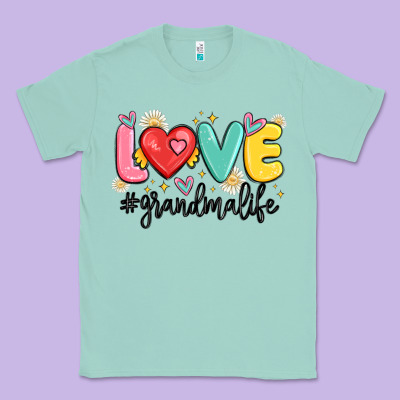 Love Grandma Life Classic Tee Designed By Maliassmallbusiness