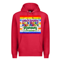 Cardinal what a beautiful day to respect other people's pronouns  tumbler Premium Hoodie - JahusDesignShop