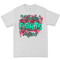 Dove Grey nobody fights alone Premium Tee - AdoDesignShop