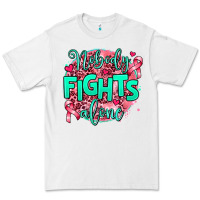 White nobody fights alone Premium Tee - AdoDesignShop