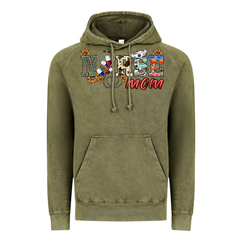 Western Nurse Mom Vintage Hoodie by BarkalooDesign | Teevron