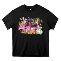 Black easter day farm animals truck Heavy Core Tee - RacoonDesign