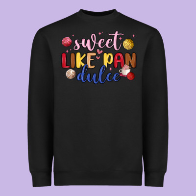Sweet Like Pan Dulce Heavyweight Sweatshirt Designed By Maliassmallbusiness