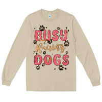 Mushroom busy raising dogs Long Sleeve Tee - MaliasSmallBusiness