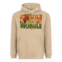 Mushroom Gobble till you wobble turkey thanksgiving Heavyweight Hoodie - NancyCooperArtShop