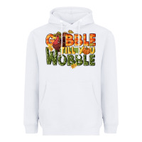 White Gobble till you wobble turkey thanksgiving Heavyweight Hoodie - NancyCooperArtShop
