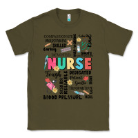 Army Green nurse word Classic Tee - JahusDesignShop