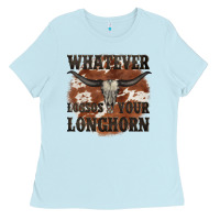 Longhorn Bullskull Whatever Lossos Your Longhorn Ladies Tee | Teevron