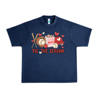 Navy tis the season baseball Urban Heavy Tee - MaliasSmallBusiness