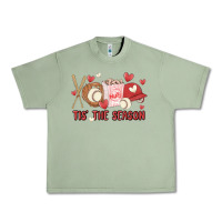 Oil Green tis the season baseball Urban Heavy Tee - MaliasSmallBusiness