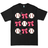 Black baseball coquette bow Premium Tee - JahusDesignShop