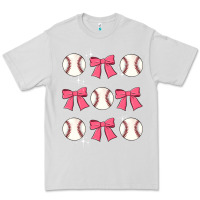 Dove Grey baseball coquette bow Premium Tee - JahusDesignShop