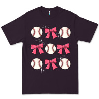 Plum baseball coquette bow Premium Tee - JahusDesignShop