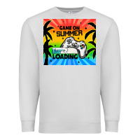 Dove Grey game on summer loading Premium Sweatshirt - TumblerDesignByShophia