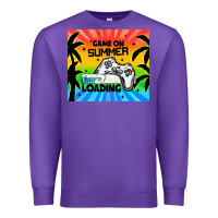 Purple game on summer loading Premium Sweatshirt - TumblerDesignByShophia