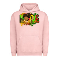 Pigment Salmon Hope Juneteenth Urban Hoodie - FaDigitalArtStudio