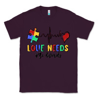 Plum love needs no words Classic Tee - MaliasSmallBusiness