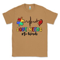 Toasted Coconut love needs no words Classic Tee - MaliasSmallBusiness