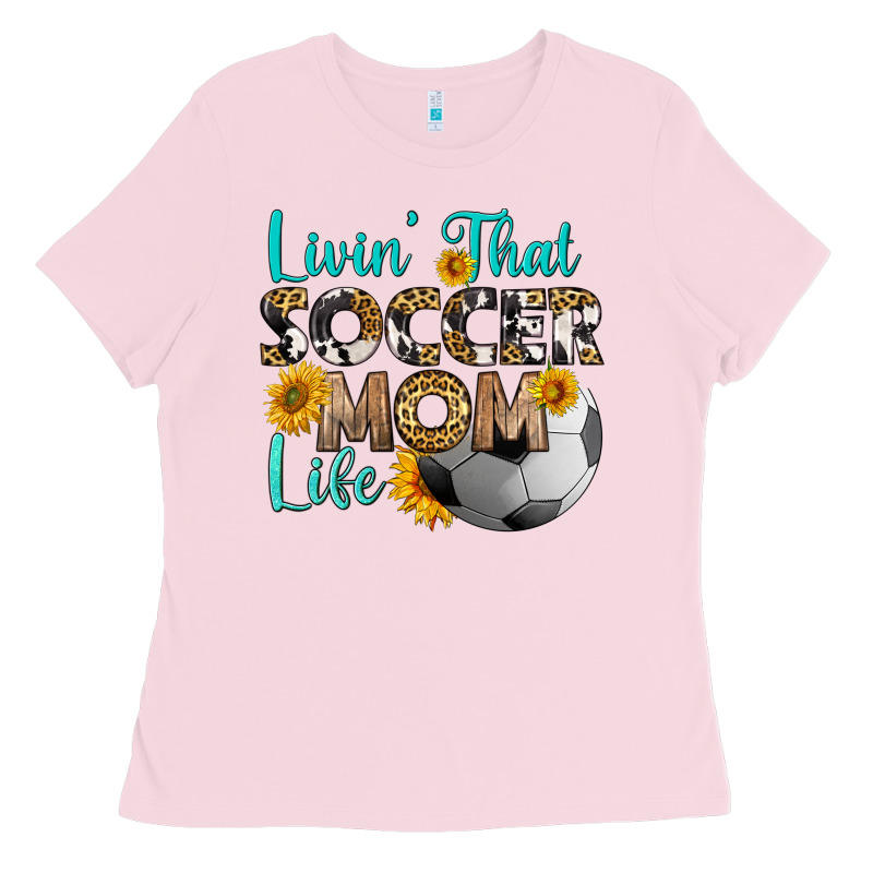 Livin' That Soccer Mom Life Ladies Tee by HRA Design Shop | Teevron
