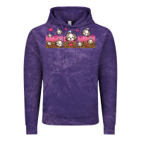 Cloud Purple shih tzu dogs libbey glass Vintage Hoodie - Jasminsmagicworld