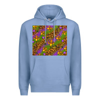 Colony Blue Mardi Gras tumbler Premium Hoodie - HowdyJamesFarm