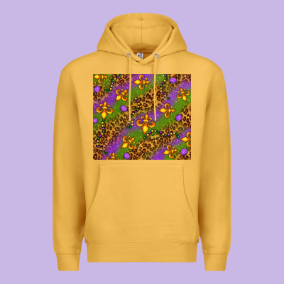 Mardi Gras Tumbler Premium Hoodie Designed By Howdyjamesfarm