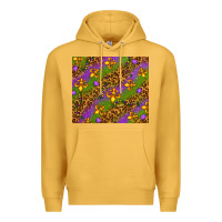 Mustard Mardi Gras tumbler Premium Hoodie - HowdyJamesFarm
