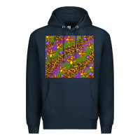 Navy Mardi Gras tumbler Premium Hoodie - HowdyJamesFarm