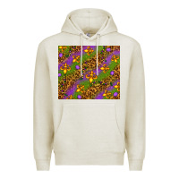 Oatmeal Heather Mardi Gras tumbler Premium Hoodie - HowdyJamesFarm