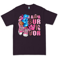 Plum i am a survivor Premium Tee - AdoDesignShop