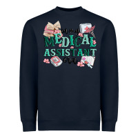 Navy in my medical assistant era Heavyweight Sweatshirt - MaliasSmallBusiness