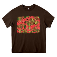 Chocolate Brown watermelon leopard pattern background Heavy Core Tee - HRA Design Shop