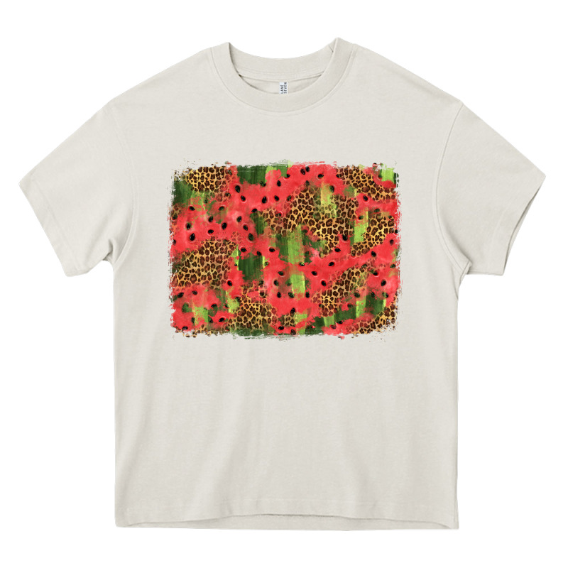 Watermelon Leopard Pattern Background Heavy Core Tee by HRA Design Shop | Teevron
