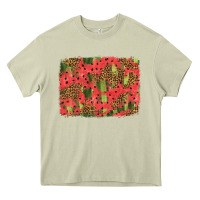 Mossy watermelon leopard pattern background Heavy Core Tee - HRA Design Shop