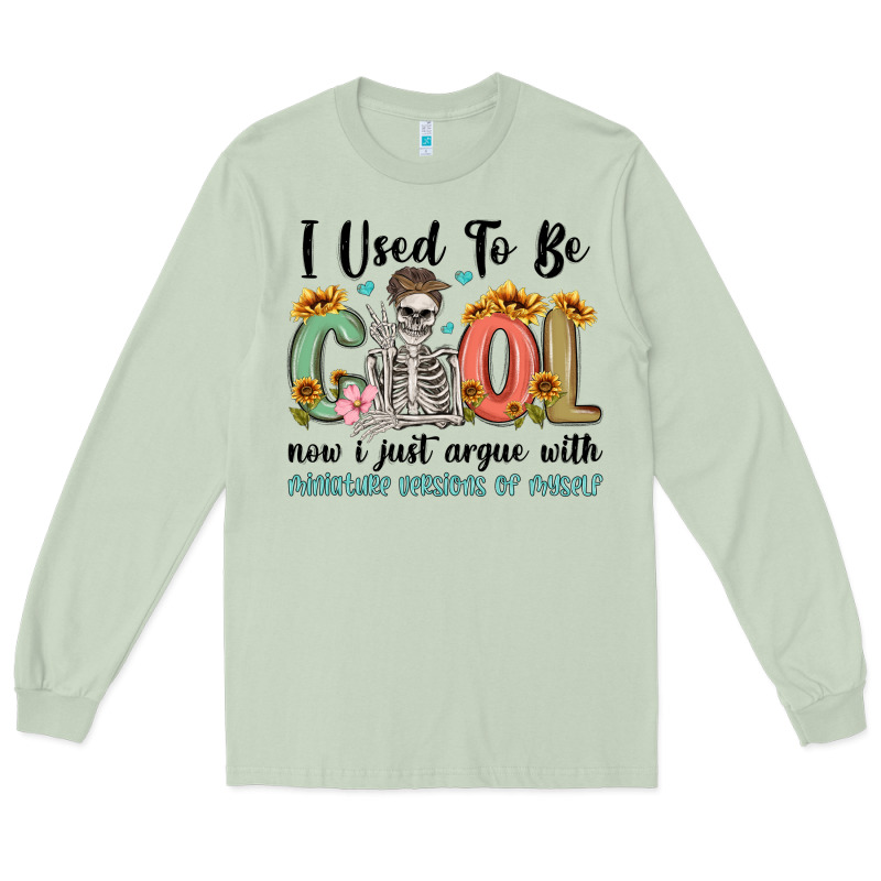 I Used To Be Cool Now I Just Argue With Miniature Long Sleeve Tee by MaliasSmallBusiness | Teevron