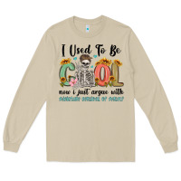 Mushroom i used to be cool now i just argue with miniature Long Sleeve Tee - MaliasSmallBusiness