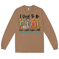 Toasted Coconut i used to be cool now i just argue with miniature Long Sleeve Tee - MaliasSmallBusiness