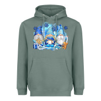 Sage snowman gnome Heavyweight Hoodie - texasbilliewilder