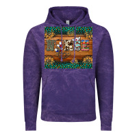 Cloud Purple western nurse glitter leopard sunflowers Vintage Hoodie - BarkalooDesign