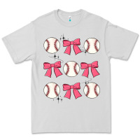 Dove Grey baseball coquette bow Premium Tee - JahusDesignShop