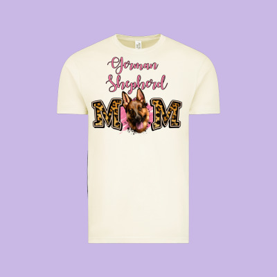 German Shepherd Mom Vintage Tee Designed By Jasminsmagicworld