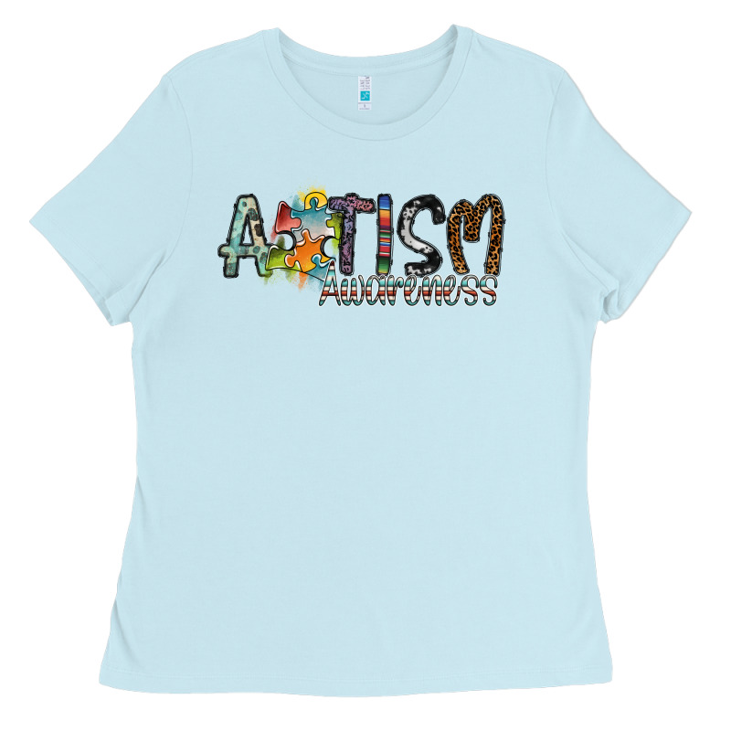 Autism Awareness Ladies Tee by SublimationCraftShop | Teevron