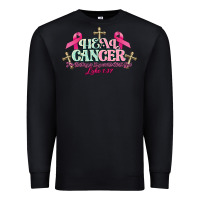 Black Heal Cancer Luke 1:37 cross Cancer Awareness Premium Sweatshirt - HowdyJamesFarm